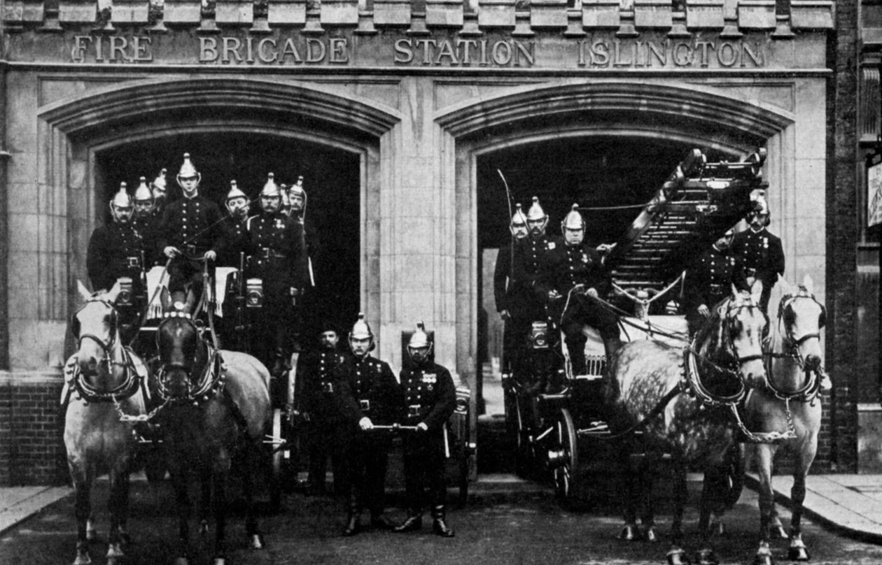 Brigada de bomberos de Islington, Londres, 1901 de Unbekannt