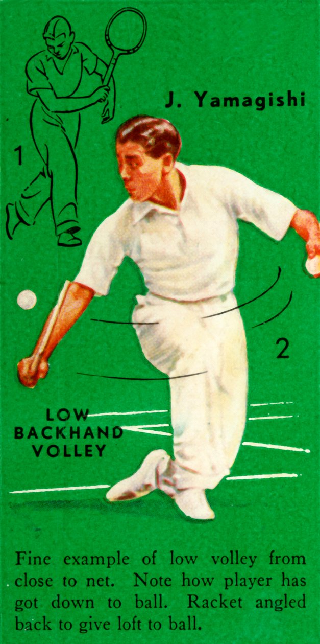 J. Yamagishi - Volea de revés bajo, c1935 de Unbekannt