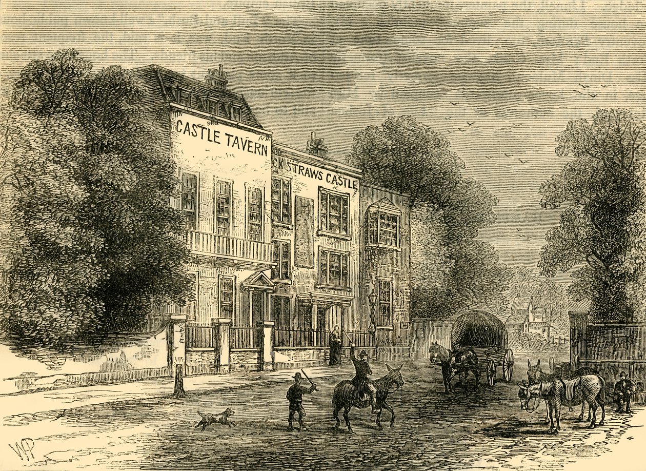 Castillo de Jack Straws, c1876 de Unbekannt