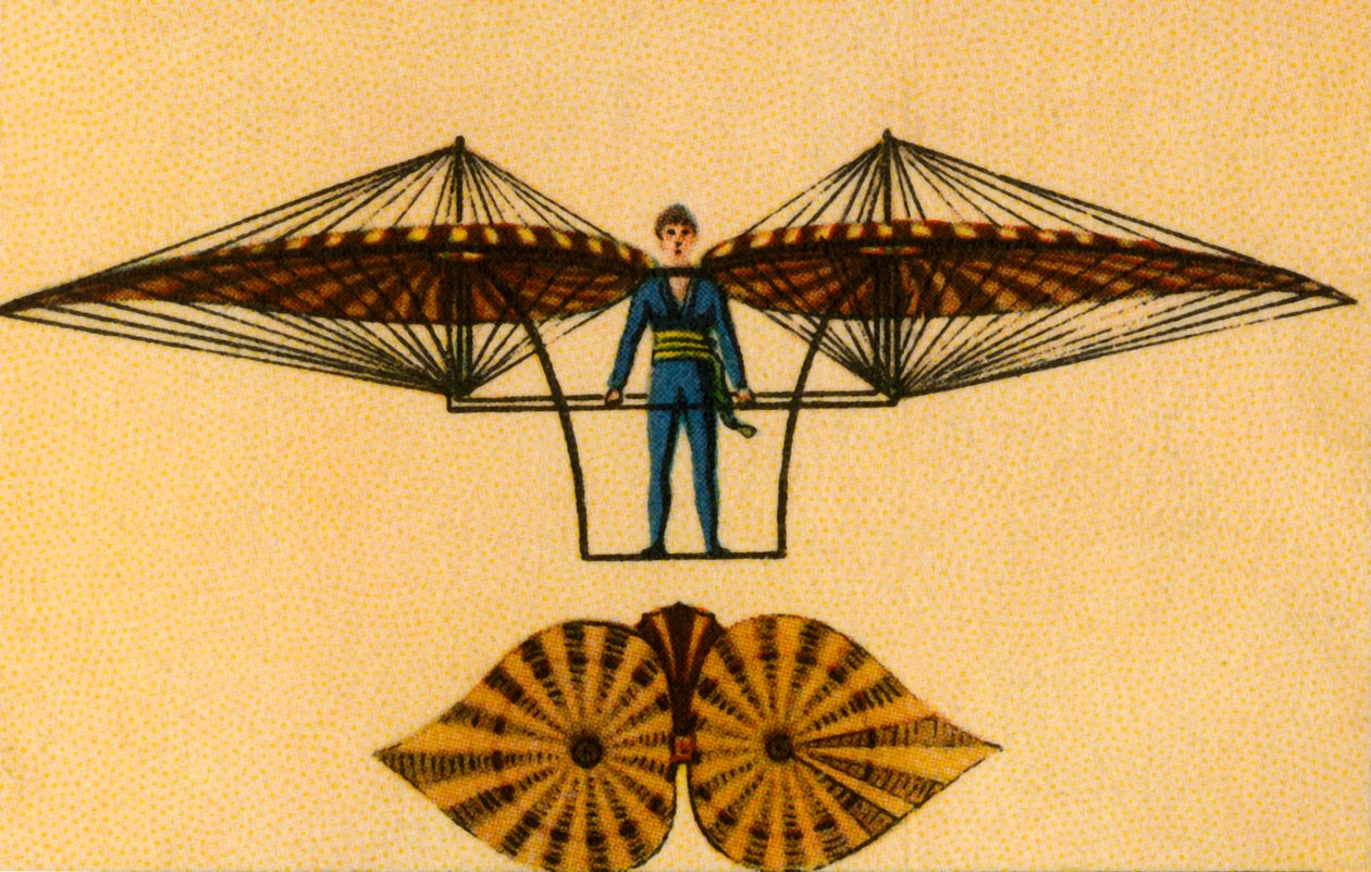 Máquina voladora de Jacob Degens, 1808 de Unbekannt