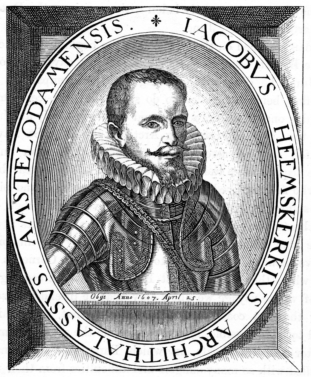 Jacob van Heemskerk, oficial naval y explorador holandés, c1595 de Unbekannt