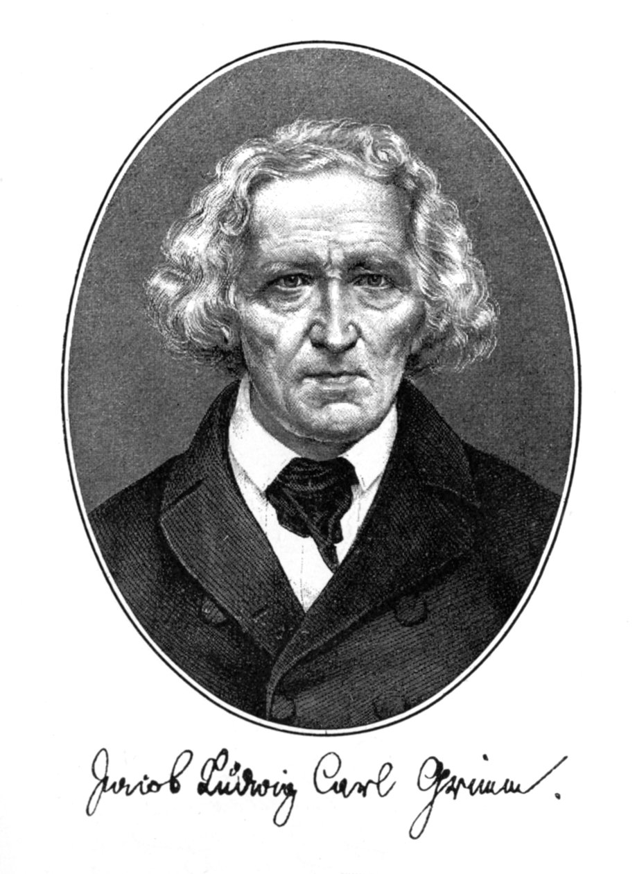 Jakob Ludwig Karl Grimm, autor, filólogo y mitólogo alemán, 1887 de Unbekannt