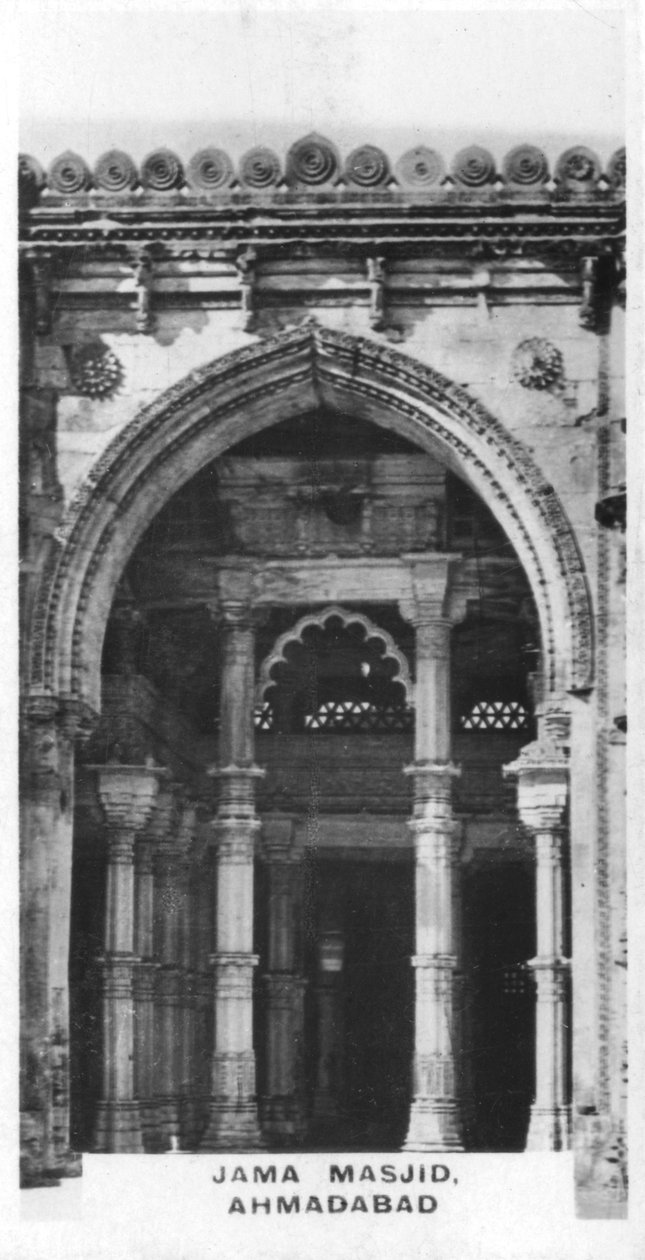 Jama Masjid, Ahmadabad, Gujarat, India, c1925 de Unbekannt