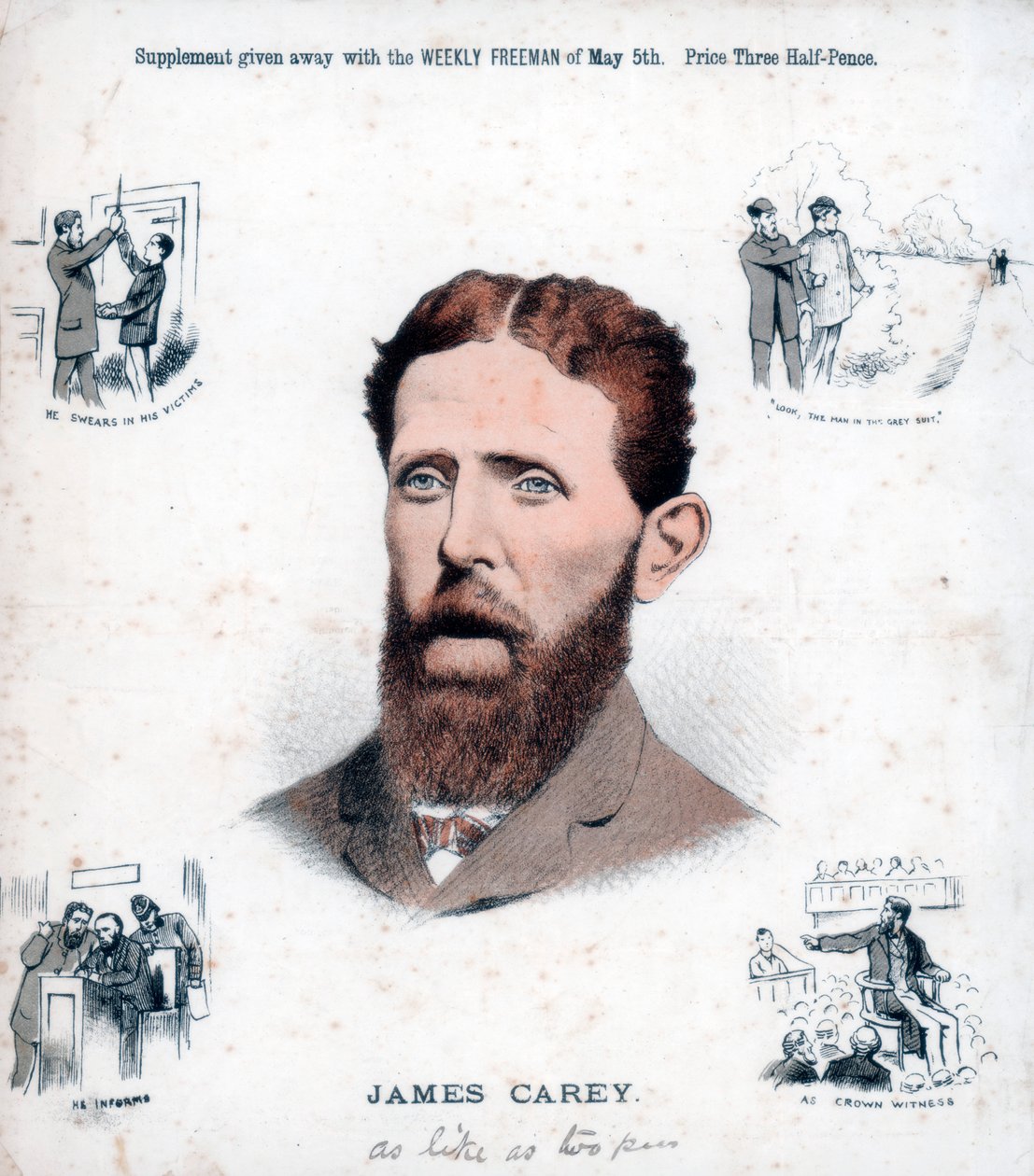 James Carey, republicano irlandés e informante de Unbekannt