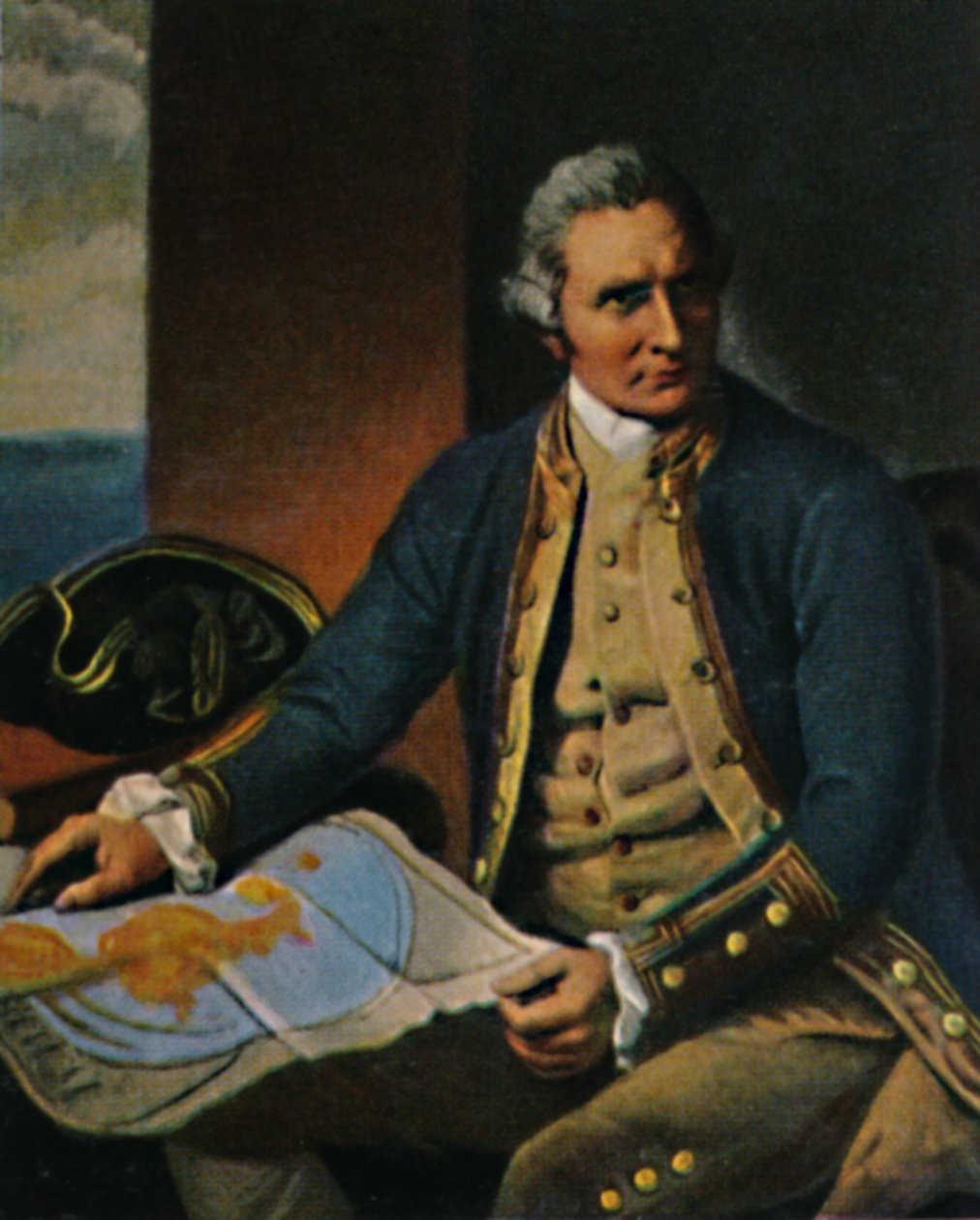 James Cook 1728-1779 - Grabado según la pintura de Dance, 1934 de Unbekannt