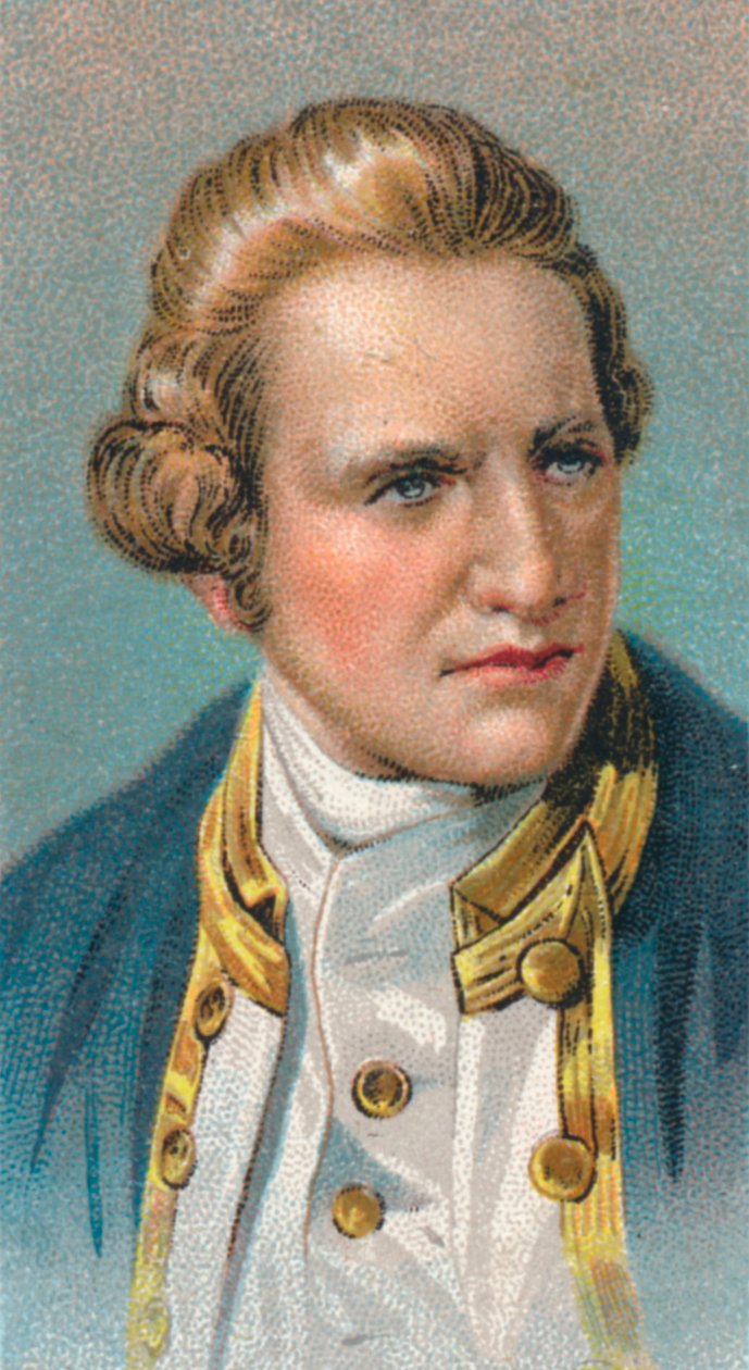 James Cook, explorador, navegante e hidrógrafo inglés, 1775-1776, 1924 de Unbekannt
