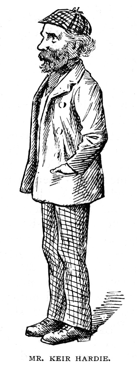 James Keir Hardie, sindicalista y político laborista británico nacido en Escocia, 1903 de Unbekannt