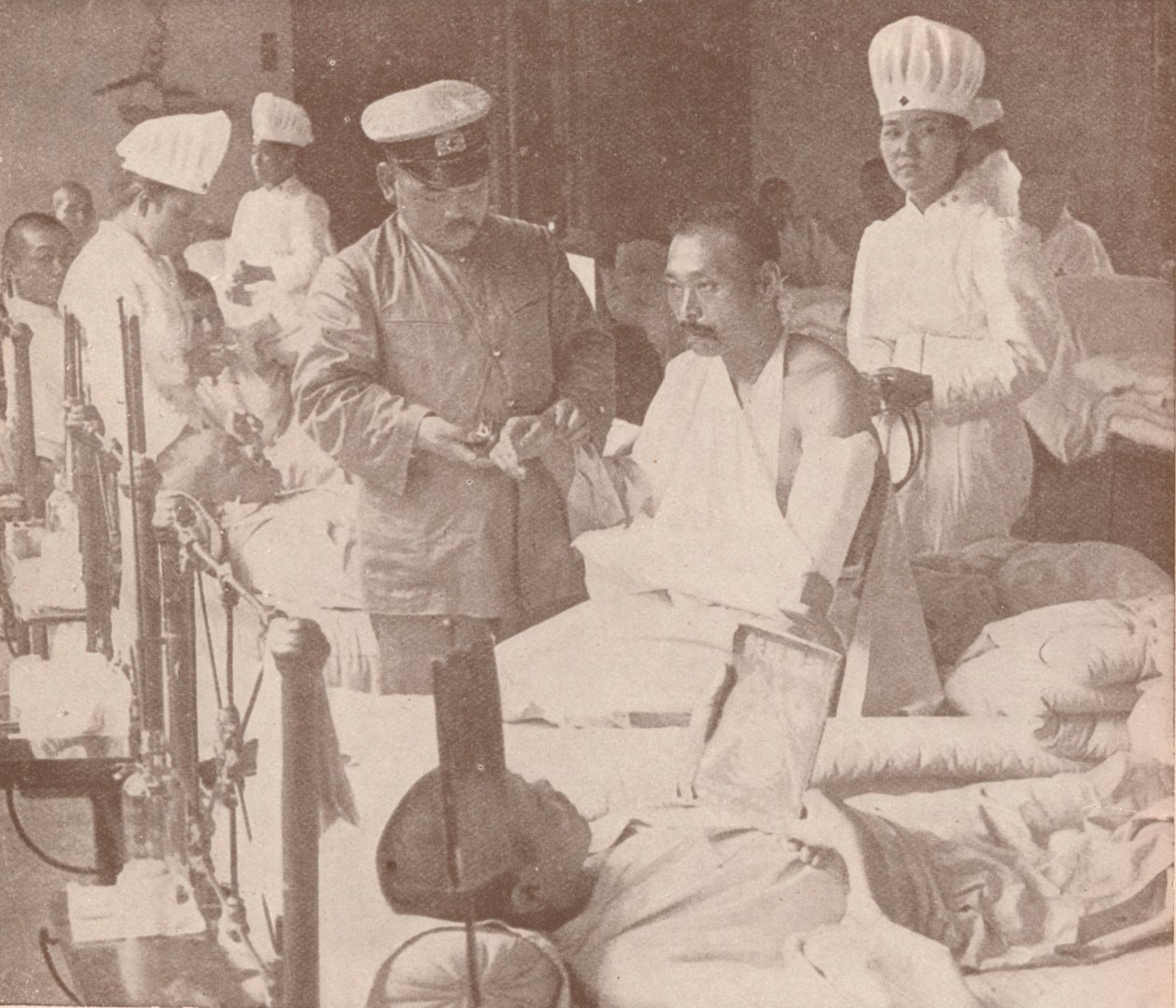 Hospital militar japonés, 1905-1907 de Unbekannt