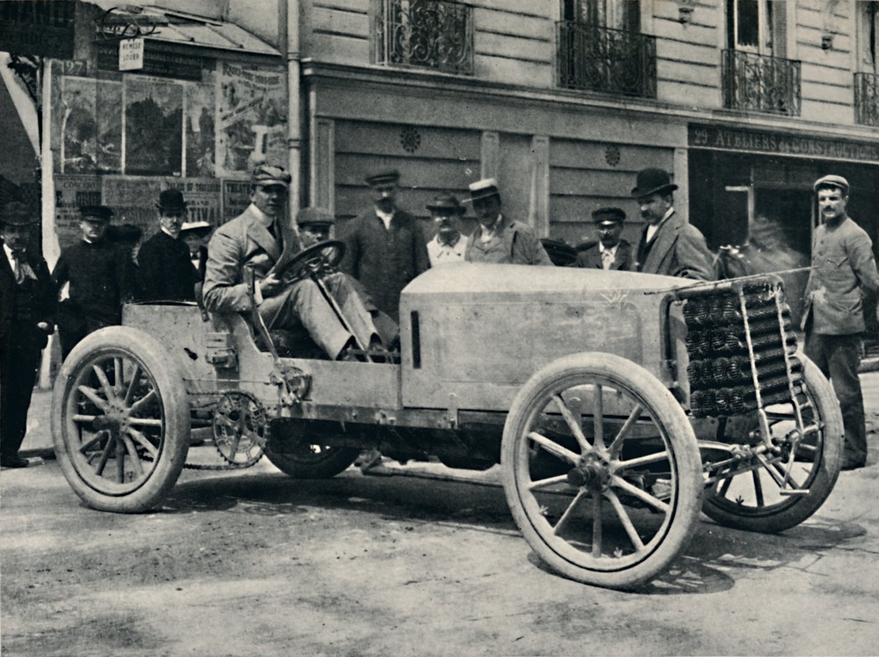 Jarrott antes del comienzo de la Carrera de la Muerte, 1937 de Unbekannt