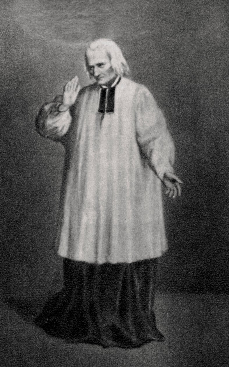 Jean-Marie Vianney, Cura de Ars, sacerdote francés, 1858 de Unbekannt