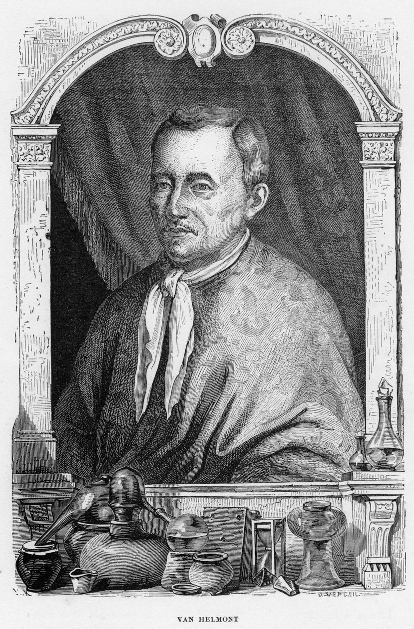 Jean Baptiste von Helmont, médico y químico belga, 1870 de Unbekannt