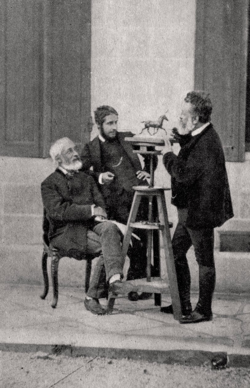 Jean Louis Ernest Meissonnier, pintor y escultor francés de Unbekannt