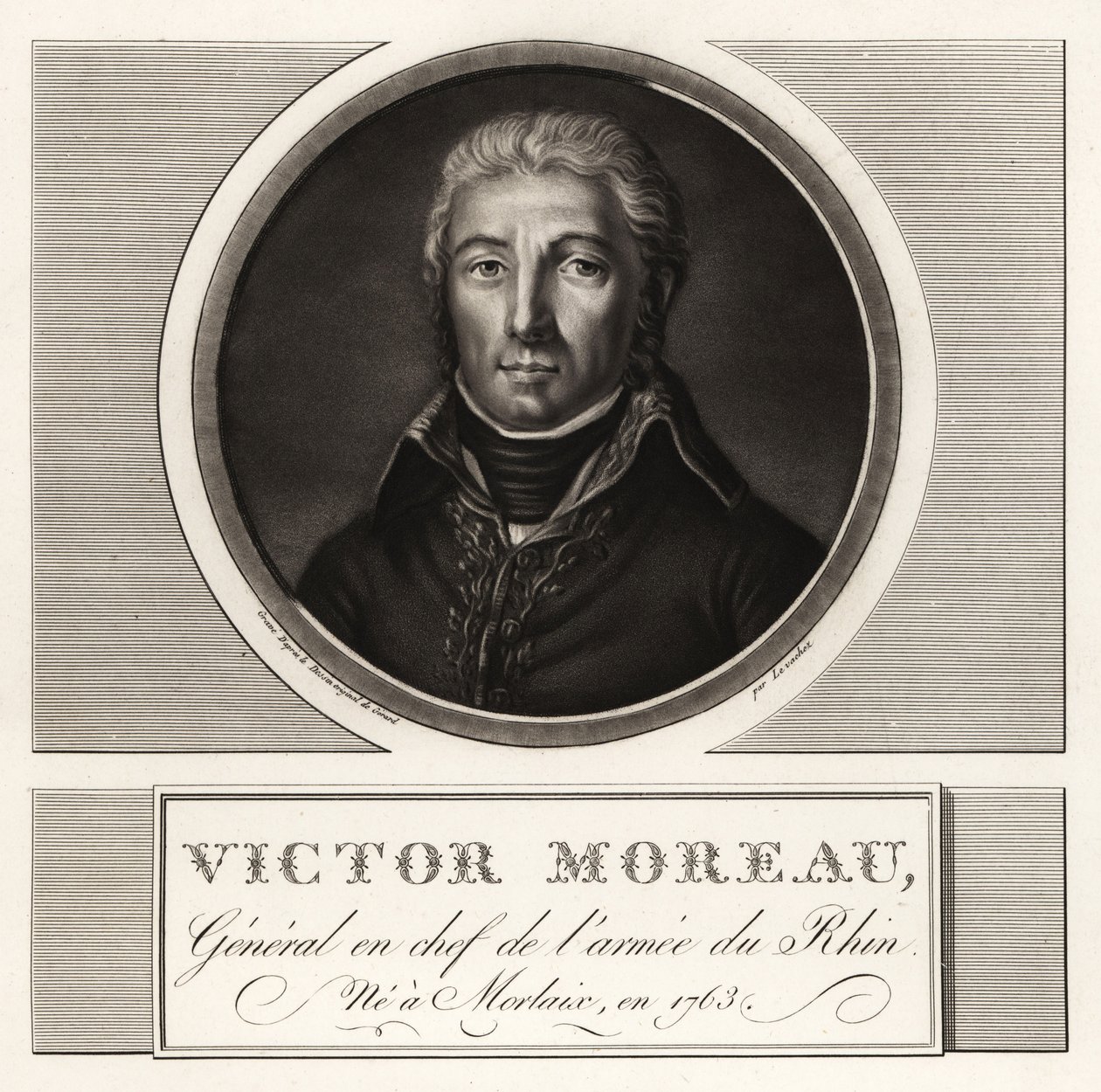 Jean Victor Marie Moreau, General en Jefe del Ejército del Rin de Unbekannt