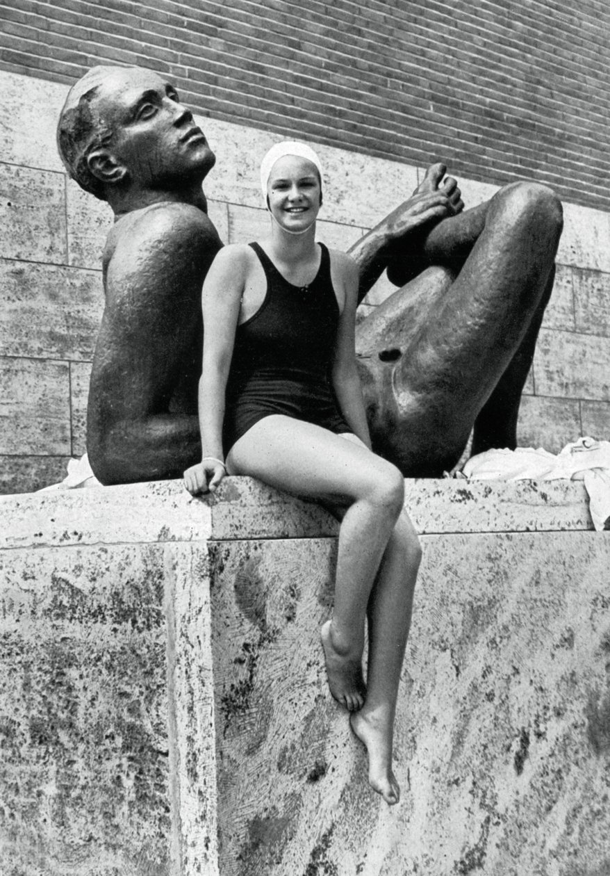 Jeanette Campbell, nadadora argentina, Juegos Olímpicos de Berlín, 1936 de Unbekannt