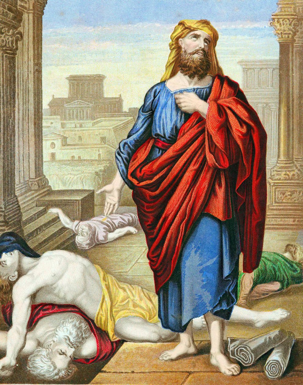 Jeremías, profeta del Antiguo Testamento, c1860 de Unbekannt