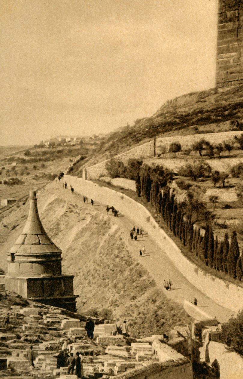 Jerusalén - Tumba de Absalón, c. 1918-c. 1939 de Unbekannt