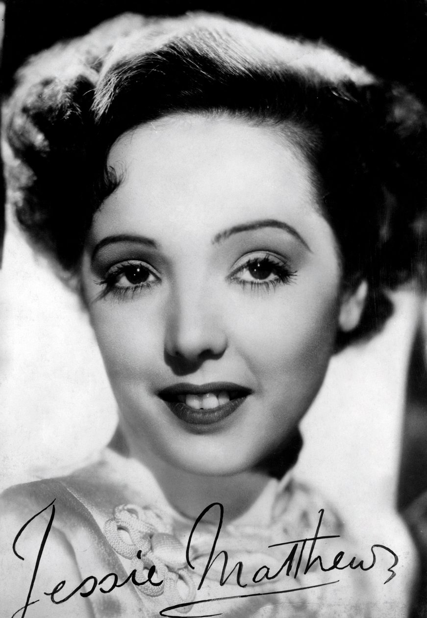 Jessie Matthews 1907-1981, actriz, bailarina y cantante inglesa, c1930s-c1940s de Unbekannt