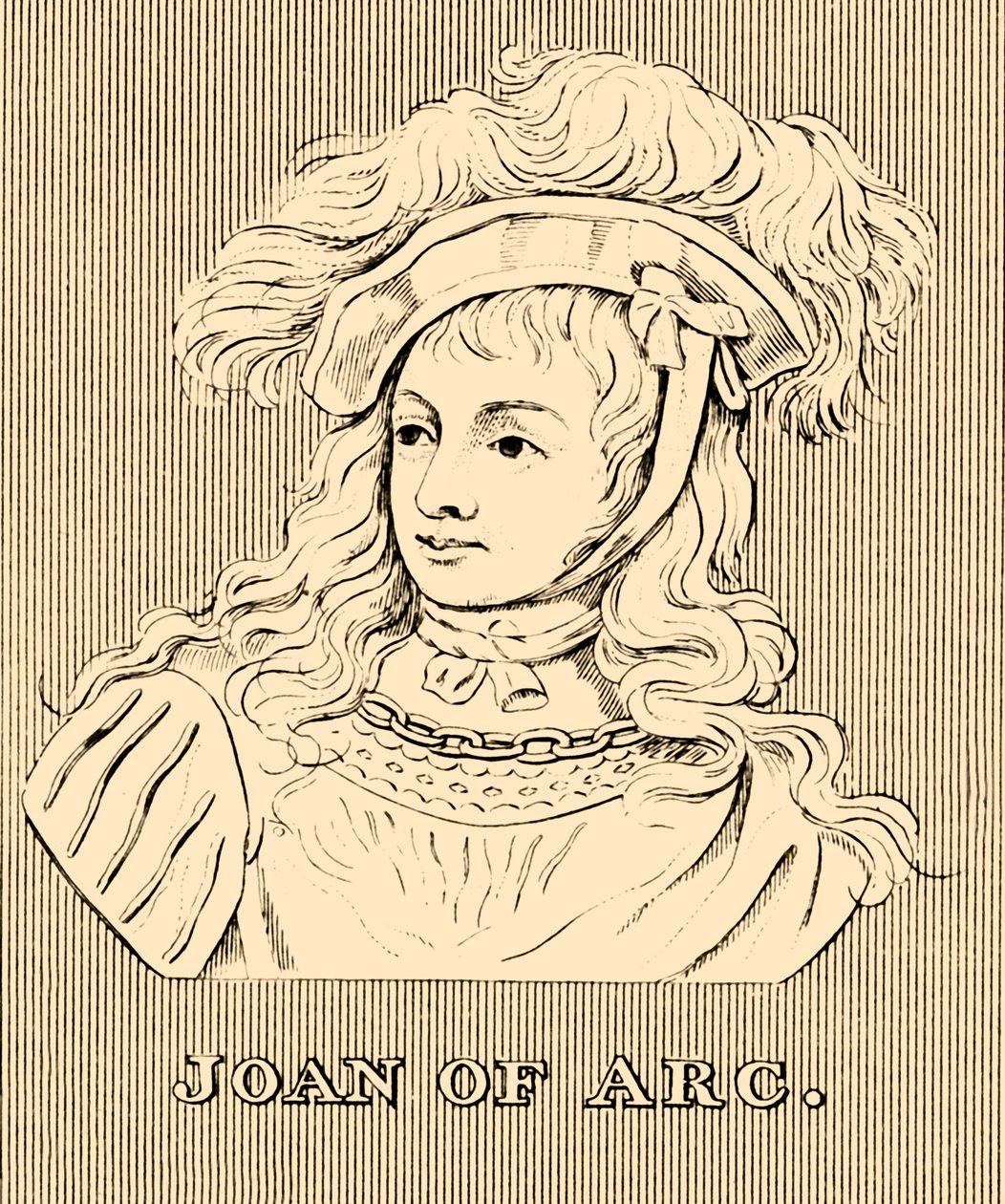 Juana de Arco, c1412-1431, 1830 de Unbekannt