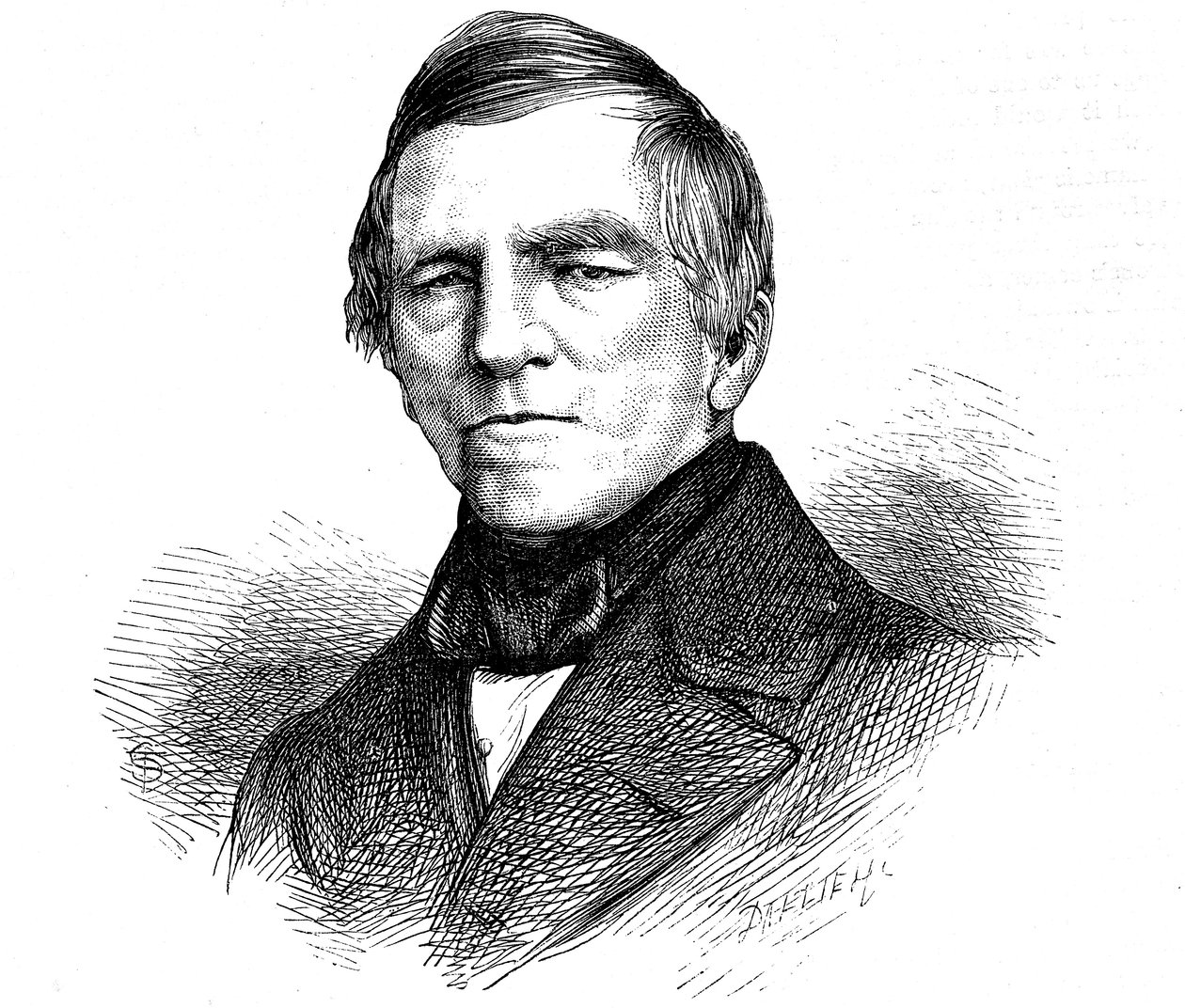 Johann Franz Encke, astrónomo alemán del siglo XIX de Unbekannt