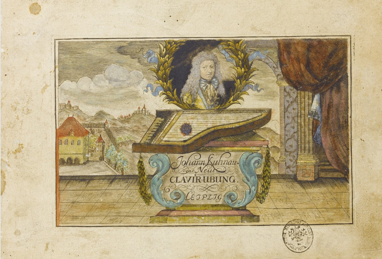 Johann Kuhnau Neue Clavier-Uebung, 1689 de Unbekannt