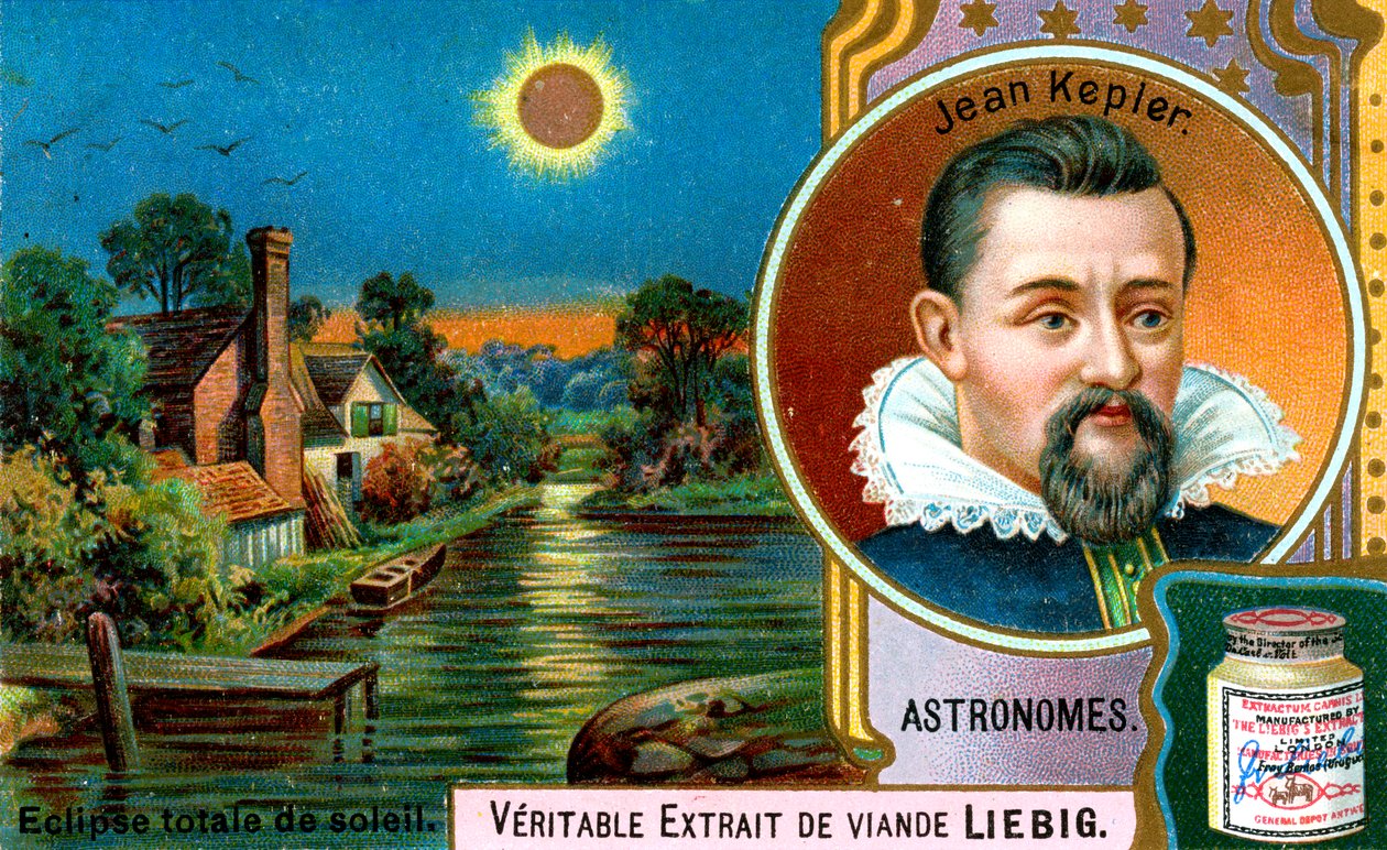 Johannes Kepler, astrónomo alemán, c1900 de Unbekannt
