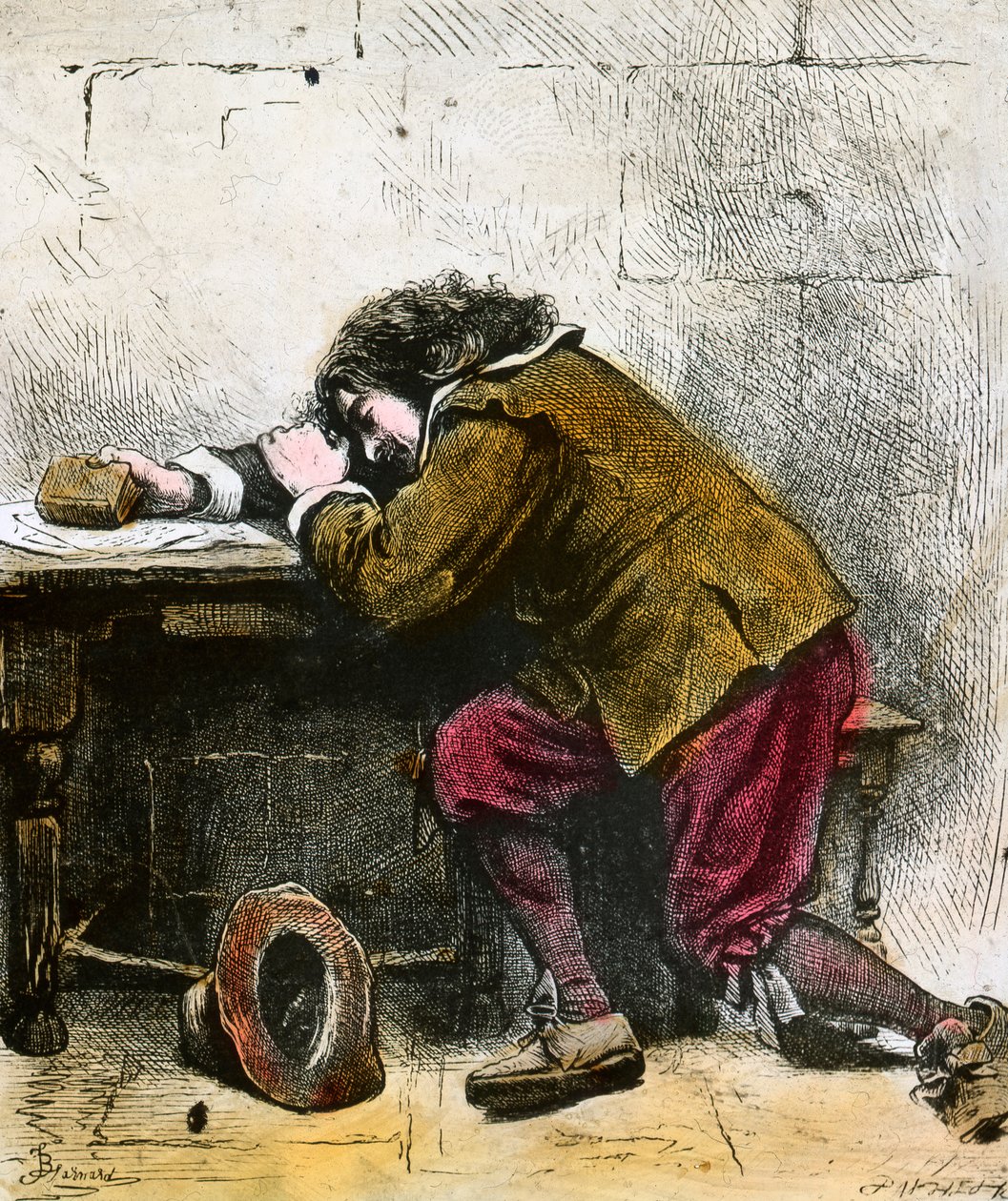 John Bunyan soñando, siglo XVII finales del siglo XIX o principios del siglo XX de Unbekannt