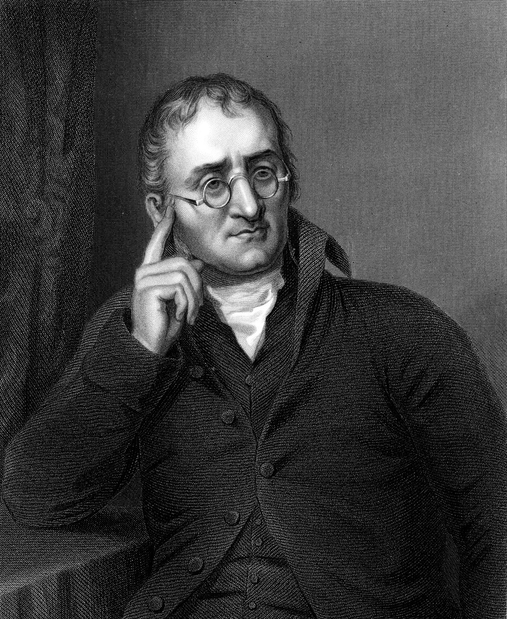 John Dalton, químico inglés, c1860 de Unbekannt
