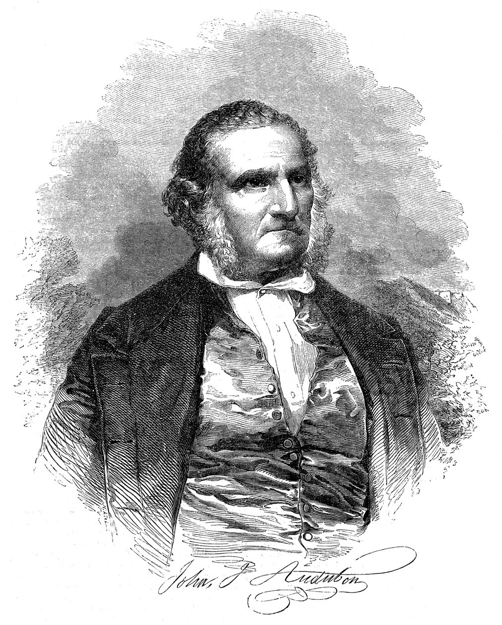 John James Audubon 1780-1851, ornitólogo y artista estadounidense, 1852 de Unbekannt