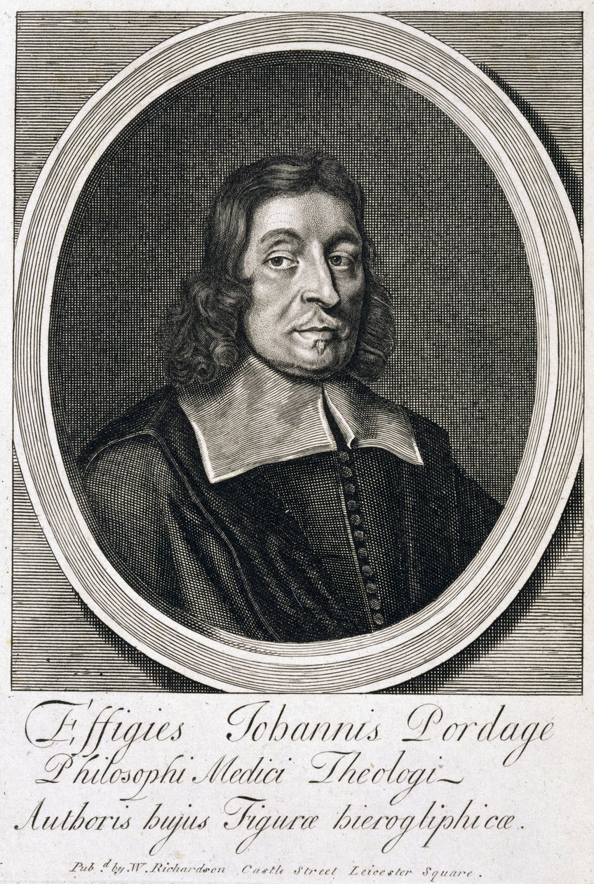John Pordage, rector, astrólogo y místico inglés, c. 1670s de Unbekannt