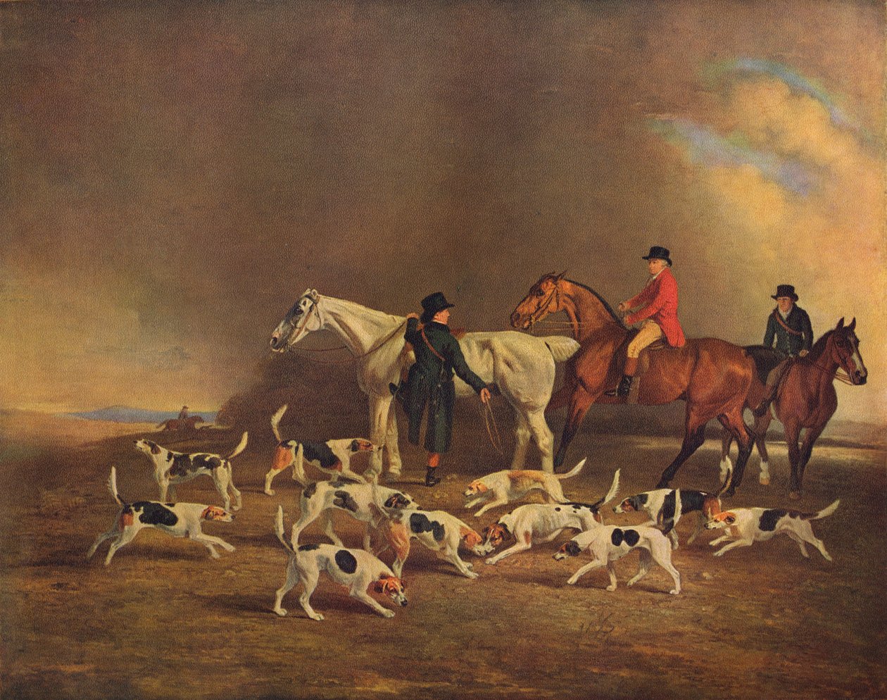 John Powlett y sus perros, siglo XVIII a XIX, 1929 de Unbekannt