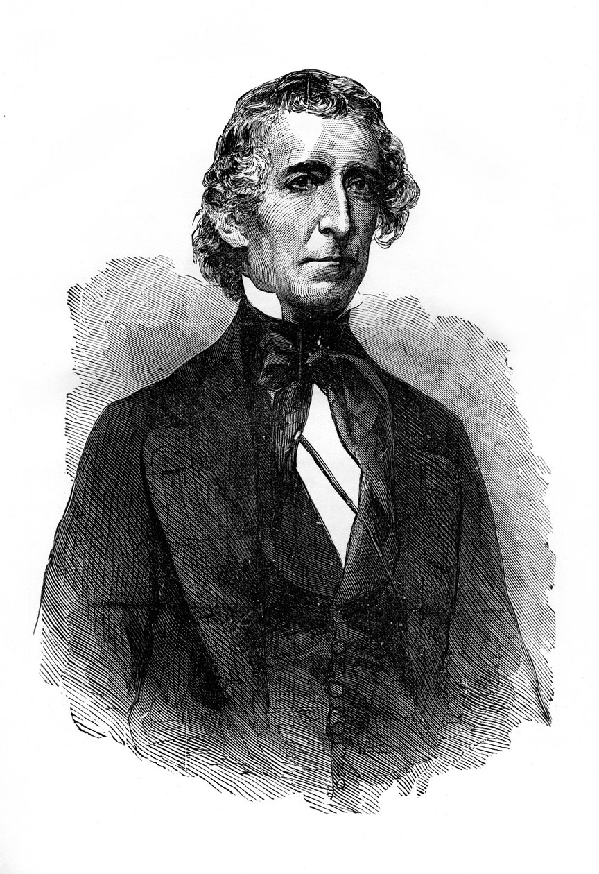 John Tyler, décimo presidente de los Estados Unidos, 1872 de Unbekannt