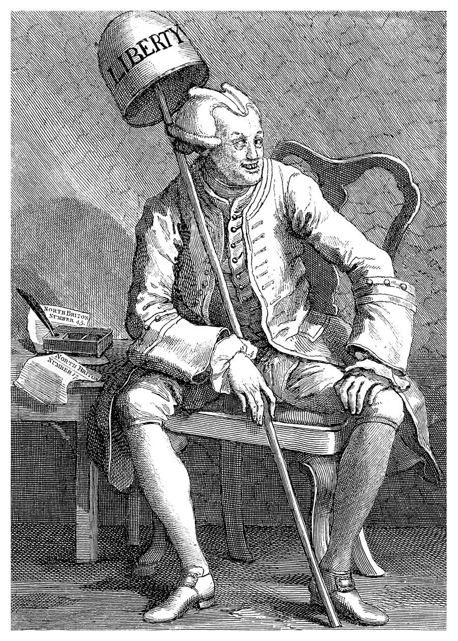 John Wilkes, político inglés, 1763 1895 de Unbekannt