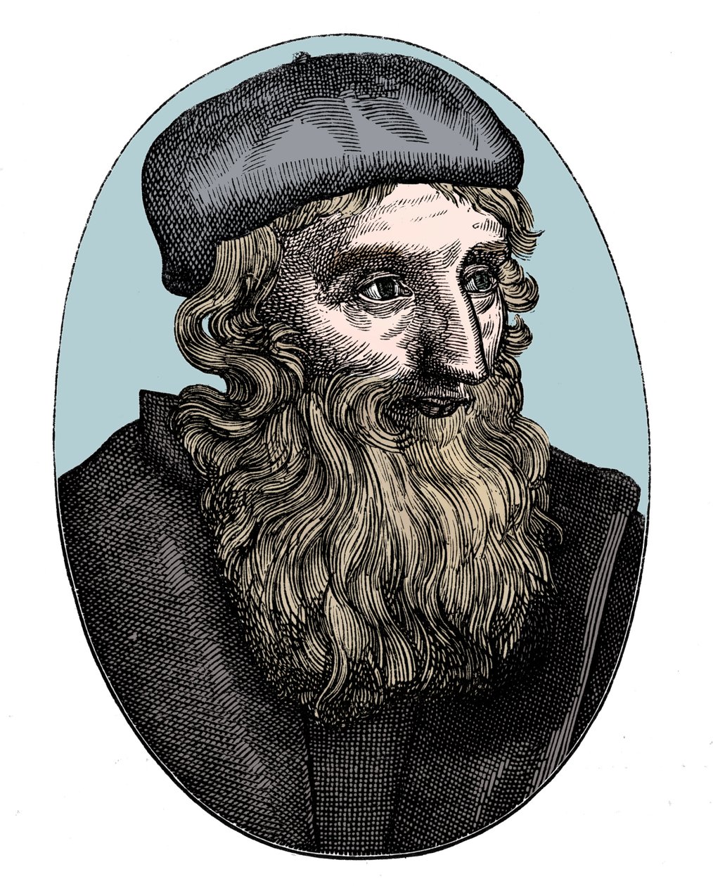 John Wycliffe, reformador religioso inglés del siglo XIV, siglo XVI de Unbekannt