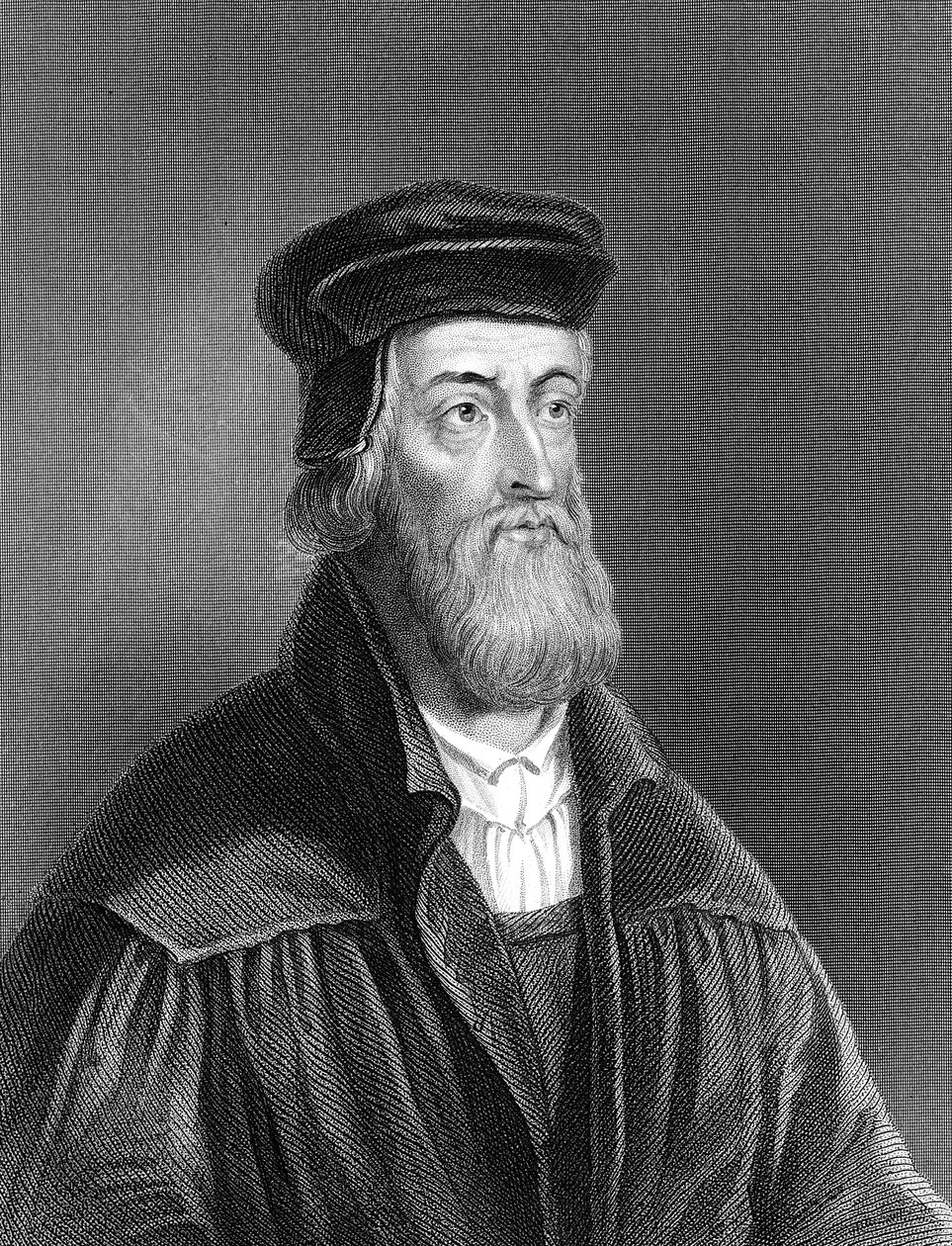 John Wycliffe, reformador religioso inglés del siglo XIV, 1882 de Unbekannt