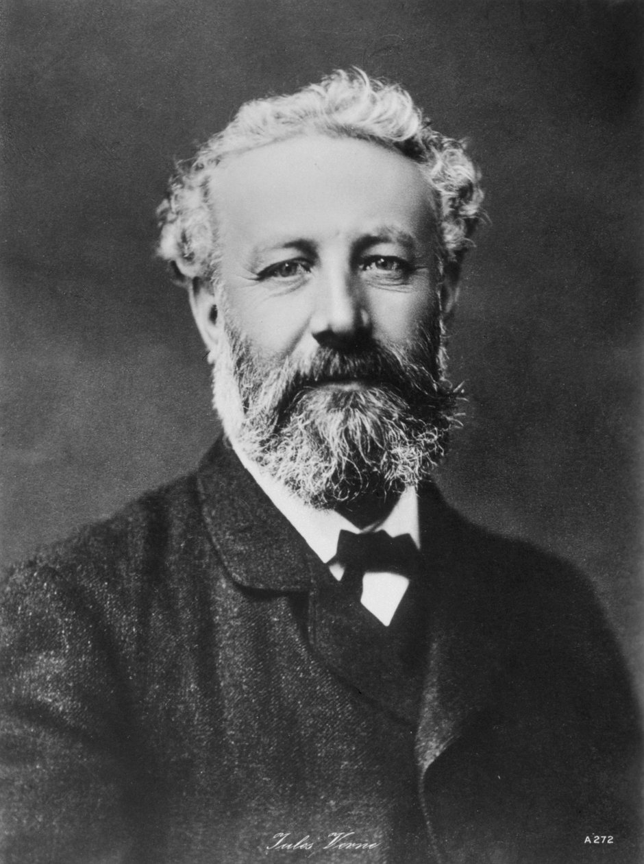 Jules Verne, autor francés de aventuras y ciencia ficción, finales del siglo XIX de Unbekannt
