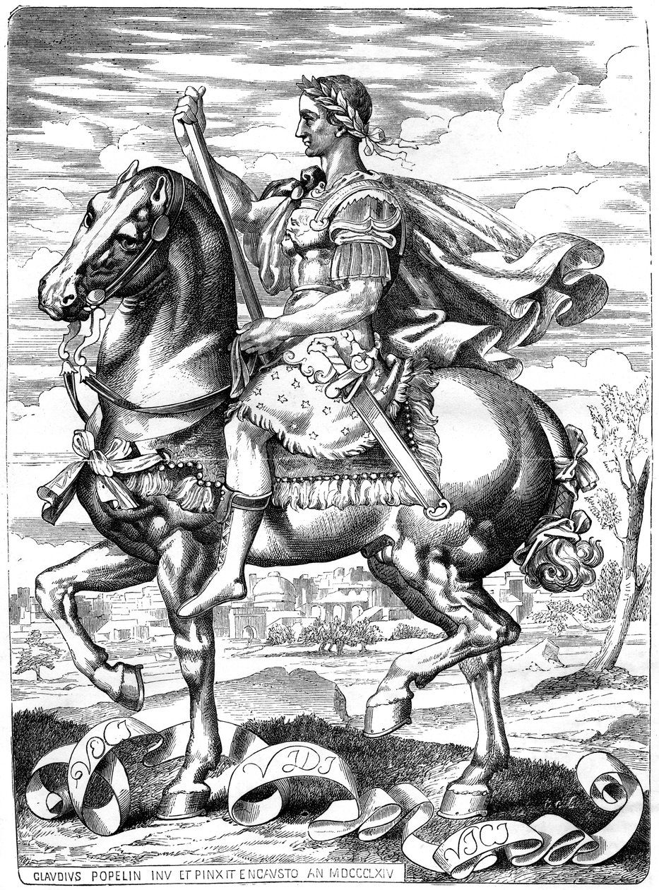 Julio César, general y estadista romano, siglo I a.C. 1882-1884 de Unbekannt
