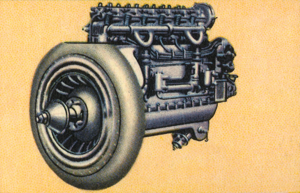Motor de avión Junkers L 1, 80 caballos de fuerza de Unbekannt