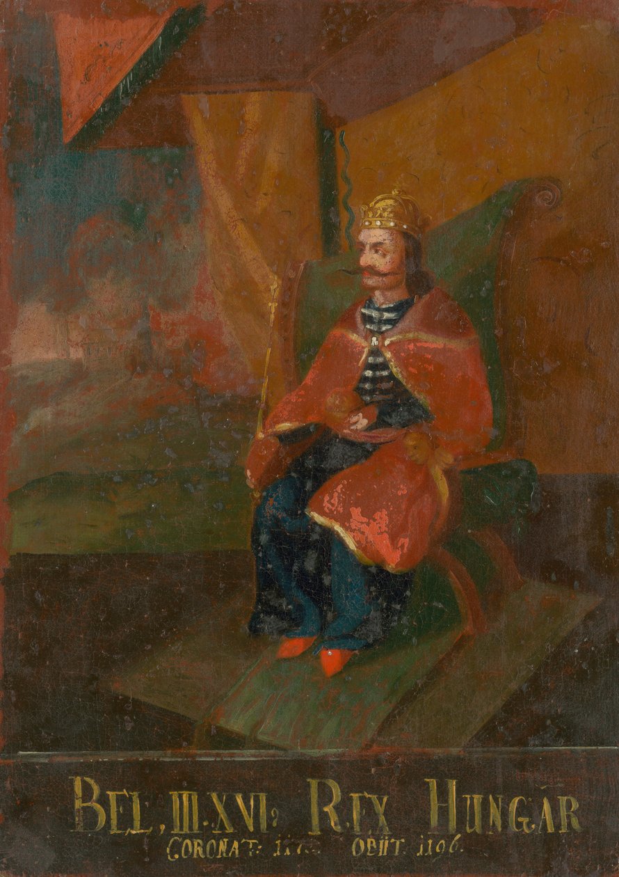 Rey Bela III de Hungría y Croacia, primera mitad del siglo XVIII de Unbekannt