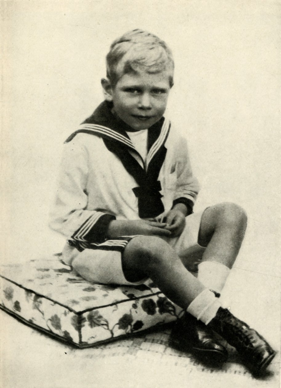 El rey Jorge VI de vacaciones en Osborne en 1899, 1937 de Unbekannt