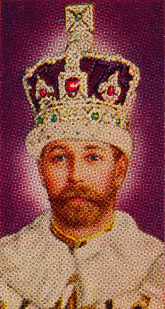 Rey Jorge V en su coronación, 1911 1935 de Unbekannt