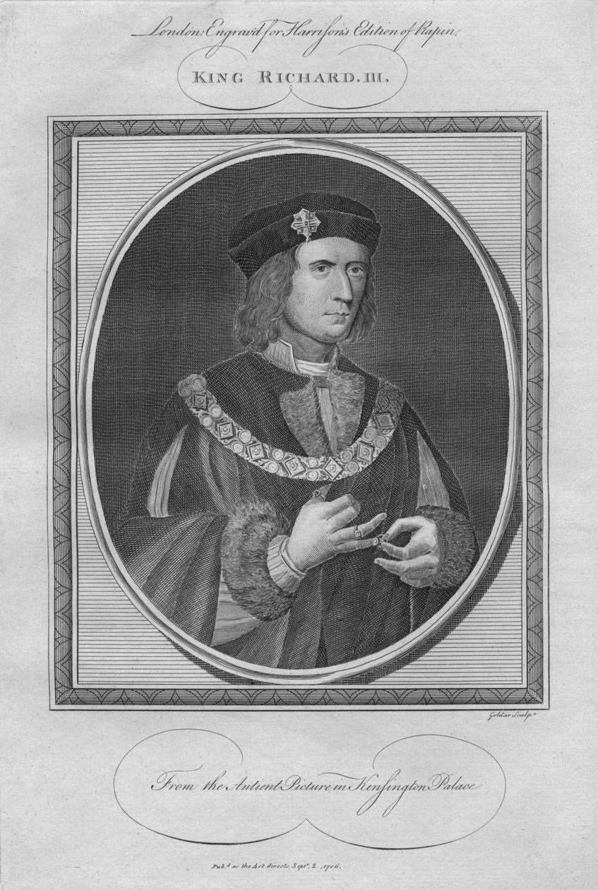 Rey Ricardo III, 1786 de Unbekannt