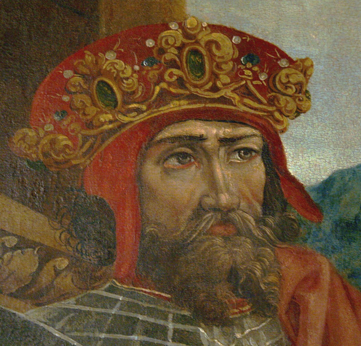 Rey Wladyslaw II Jagiello (detalle) de Unbekannt