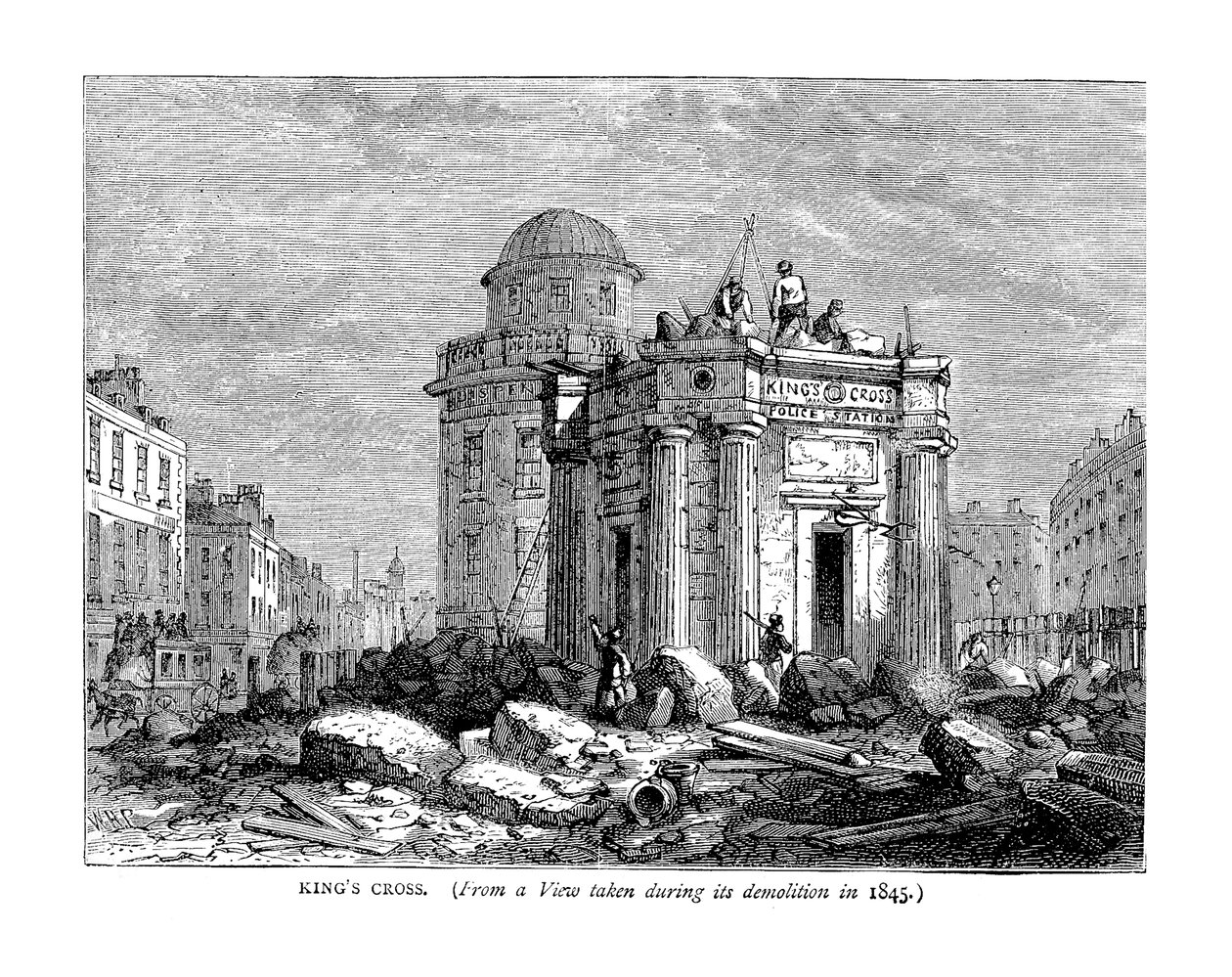 Kings Cross en 1845 de Unbekannt