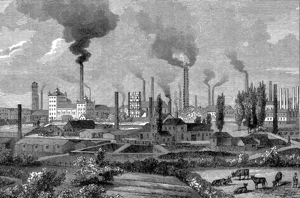 Fábricas de Krupp, Essen, Alemania, 1896 de Unbekannt