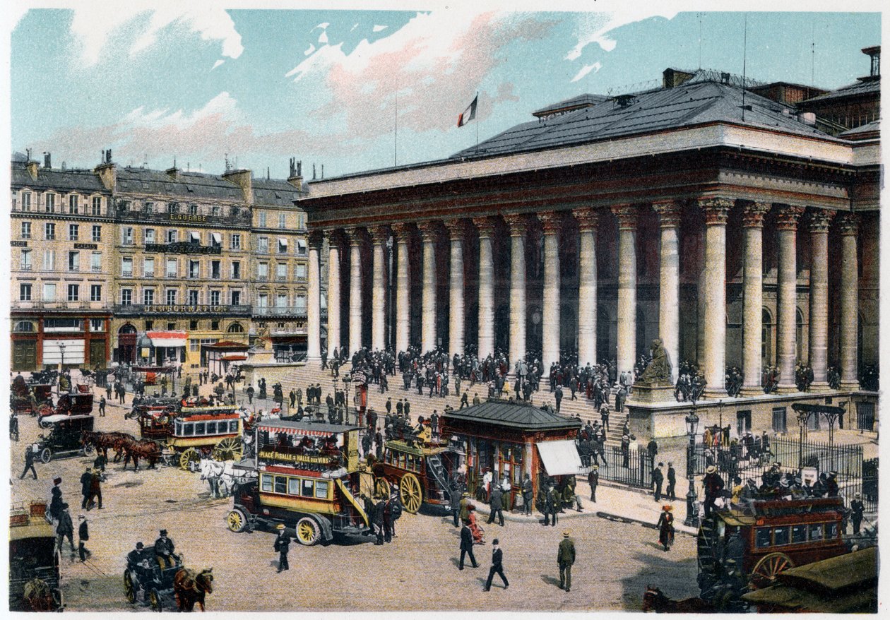 La Bolsa, París, c1900 de Unbekannt