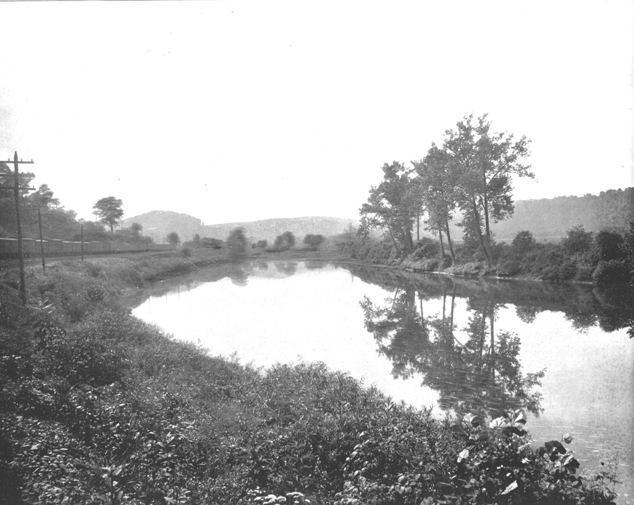 La Colle mirando al oeste, Ferrocarril de Pensilvania, EE.UU., c. 1900 de Unbekannt