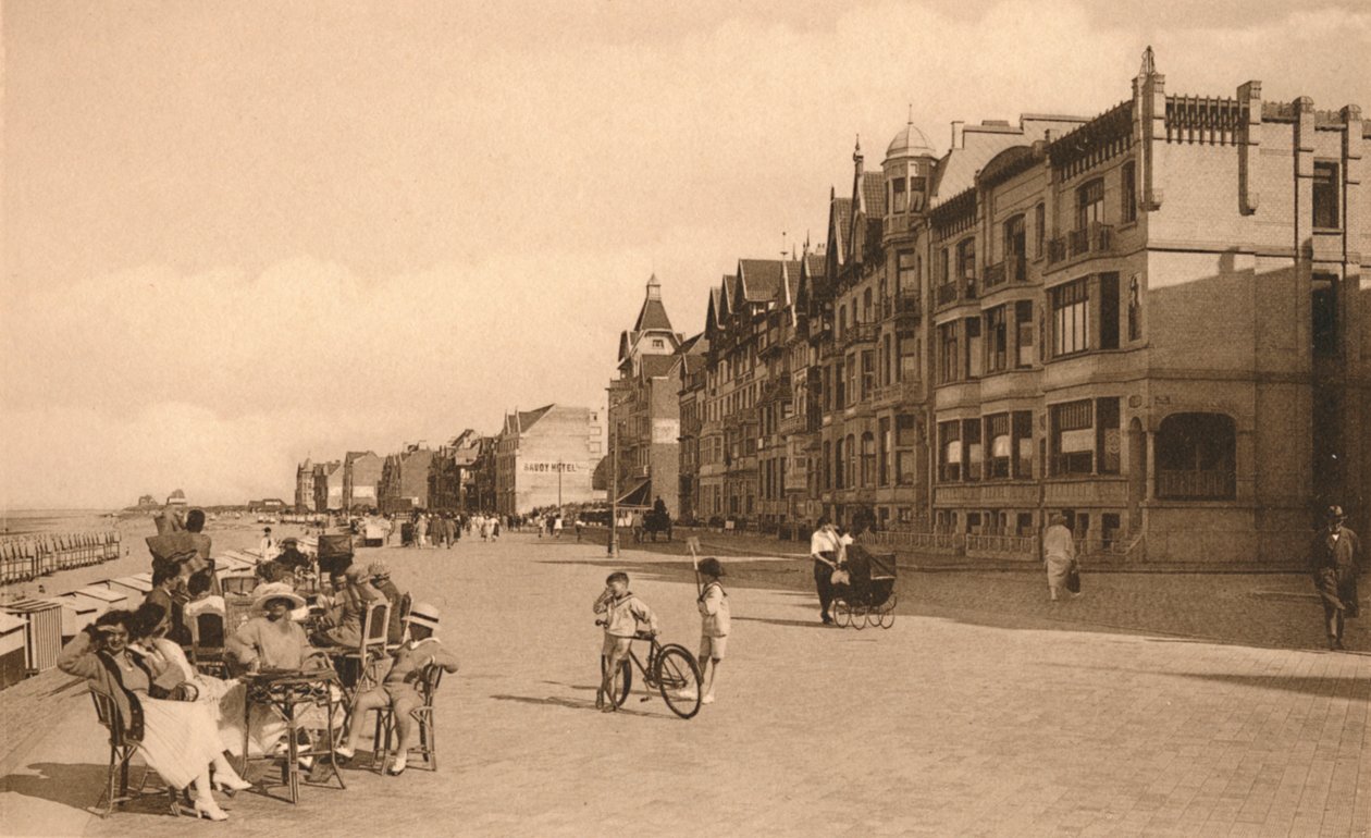 La Digue, el paseo, c1900 de Unbekannt
