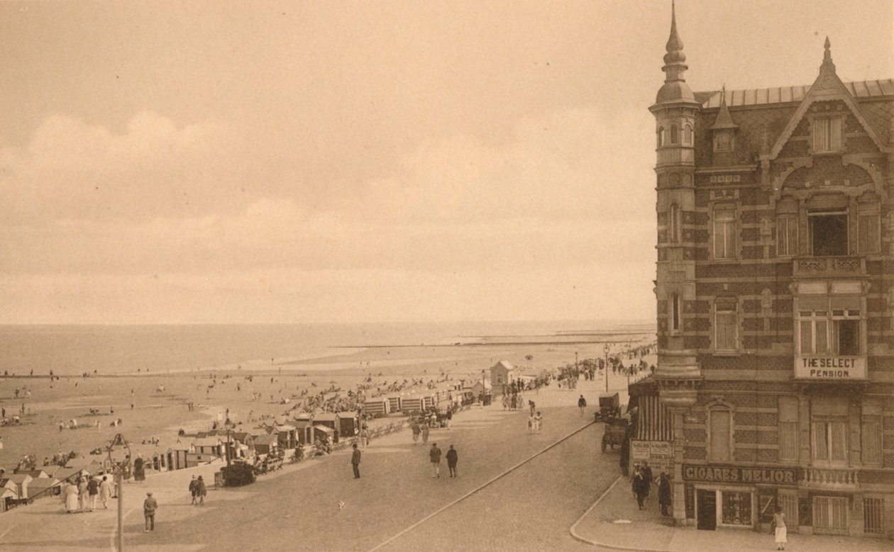La Digue et la Plage, Paseo y la Playa, c. 1900 de Unbekannt