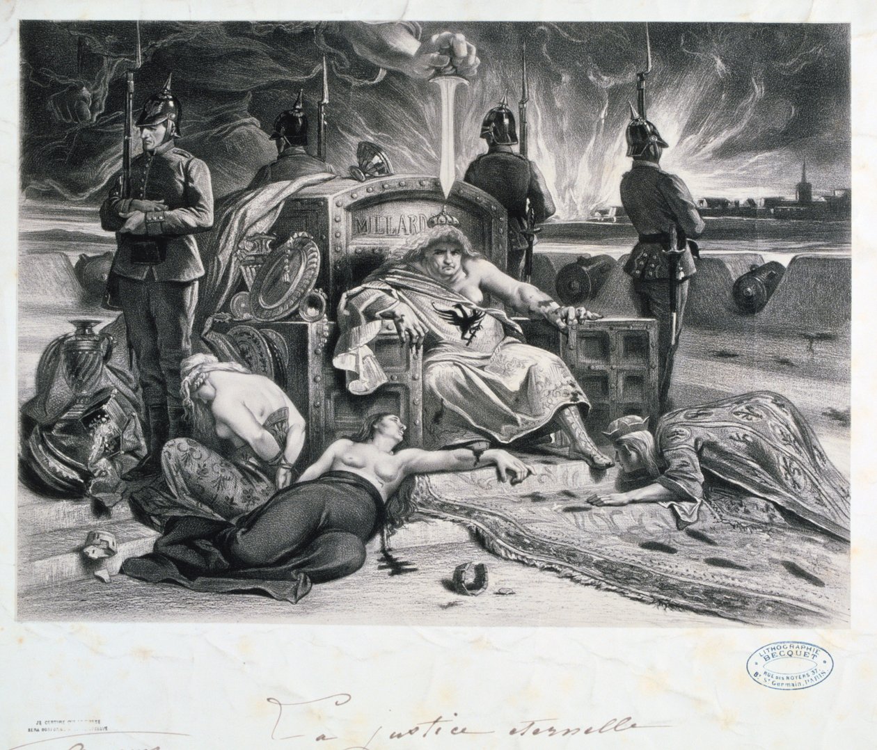 La Justicia Eterna, Guerra Franco-Prusiana, 1870-1871 de Unbekannt