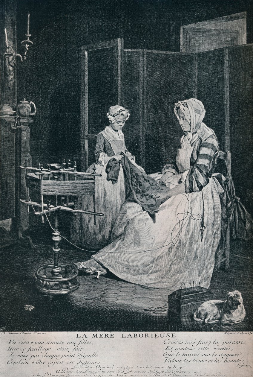 La Madre Laboriosa, 1740, 1916 de Unbekannt